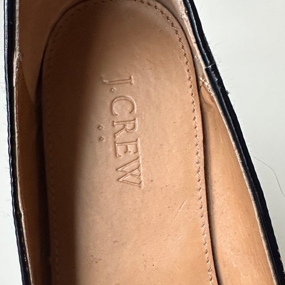 J Crew Tassel Plaid Slip-On Loafers in Dark Blue & Green - Picture 3 of 11